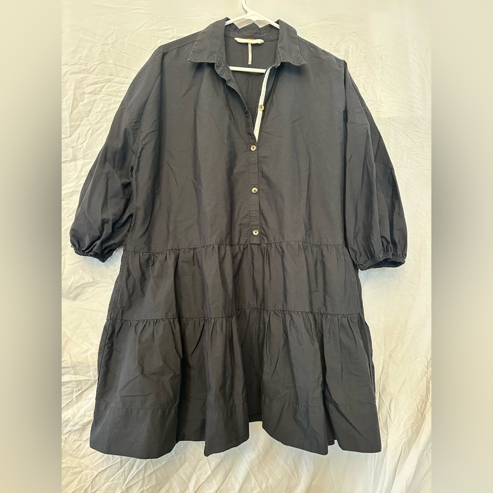 Free People Misha mini dress size S/P black